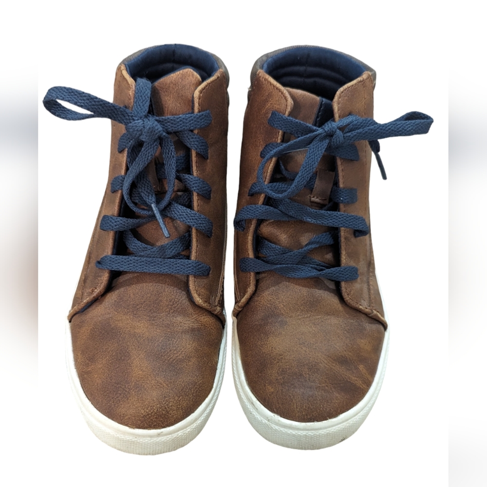 Wonder Nation Boots Boys Size 3 Casual Preppy Boho Neutral Minimalist Gorpcore